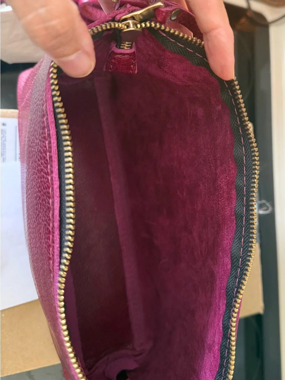 Portland Leather Poppy Purse-Large Orchid